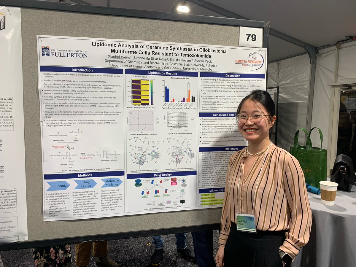 stevanpecic's tweet photo. Congrats to Jasmine, Paulina and Xiaohui for presenting their posters at #CSUPERB
#PecicLab https://t.co/uQqqOi69Ud