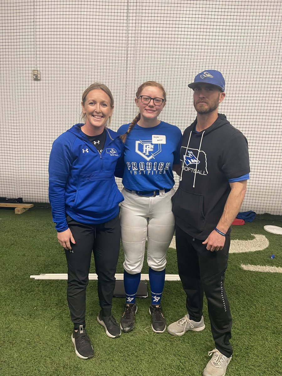 I had a great day at camp with <a href="/UNKSoftball/">UNK Softball</a>. It was super fun spending all afternoon with <a href="/AckermannCoach/">Coach Katie Ackermann</a> and Coach Miller!! <a href="/MichaelToddRoth/">Michael Todd Roth</a> <a href="/06Easton/">Prodigy National 06- Easton</a>