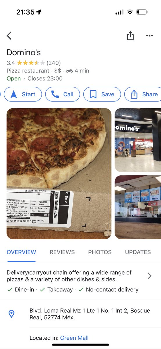 fabopina's tweet photo. @DominosPizzaMex Se les acabó el servicio en Bosque Real? Justo en domingo cuando uno trae antojo… Se supone que cierran a las 11pm pero a las 9 ya cerraron el changarro. #PesimoServicio https://t.co/ZGLMOlaj0k