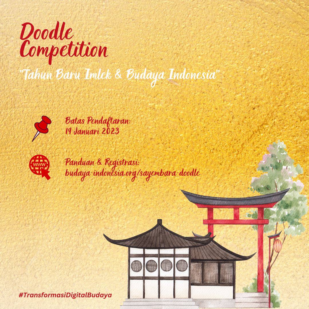 –1–
🚨NINU NINU NINU🚨

Terpantau masih ada 4 HARI LAGI nih sebelum penutupan Lomba Desain Doodle #SayembaraPDBI! Mention teman kalian yang jago desain tapi belum ikutan!

#TransformasiDigitalBudaya