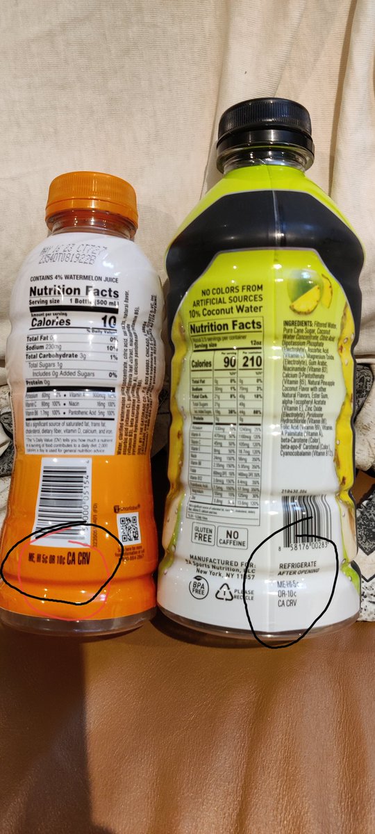 Can someone tell me.. why I  cannot get a refund for this bottle in New York state? #Recycled #plasticpollution  #pollution