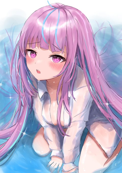 「インナーカラー 紫髪」のTwitter画像/イラスト(人気順)