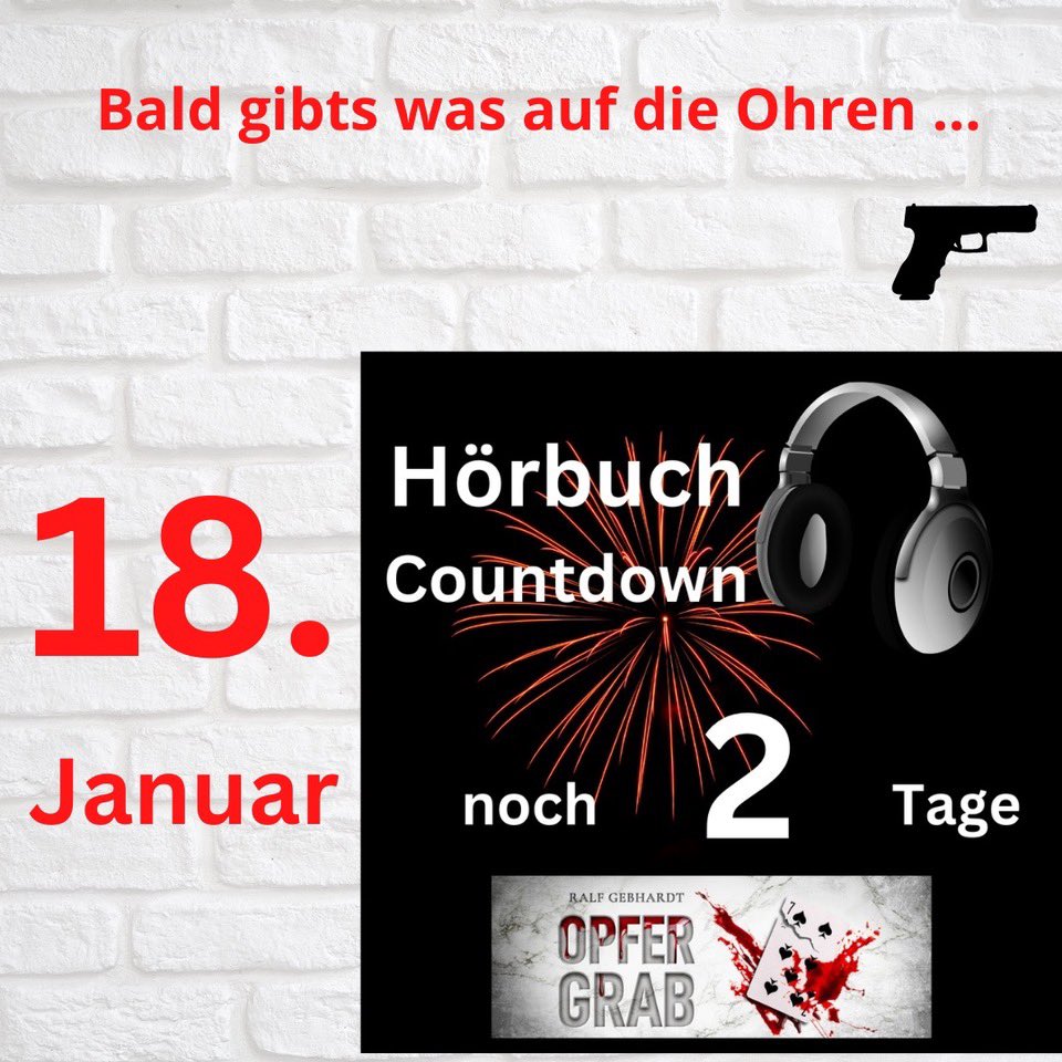 ralfgebhardt's tweet photo. ZITATE-ZEIT: „Deine Rente oder Pension wirst du nicht mehr erreichen, das kann ich dir bereits versprechen.“

OPFERGRAB, Hörbuch, gelesen von Moritz Brendel
Bald: ab 18. Januar 2023
#lesen #hören #dpverlag #RalfGebhardtAutor #Krimi #Thriller #Kriminalthriller #Opfergrab #Hörbuch https://t.co/ccrl4EkgjG