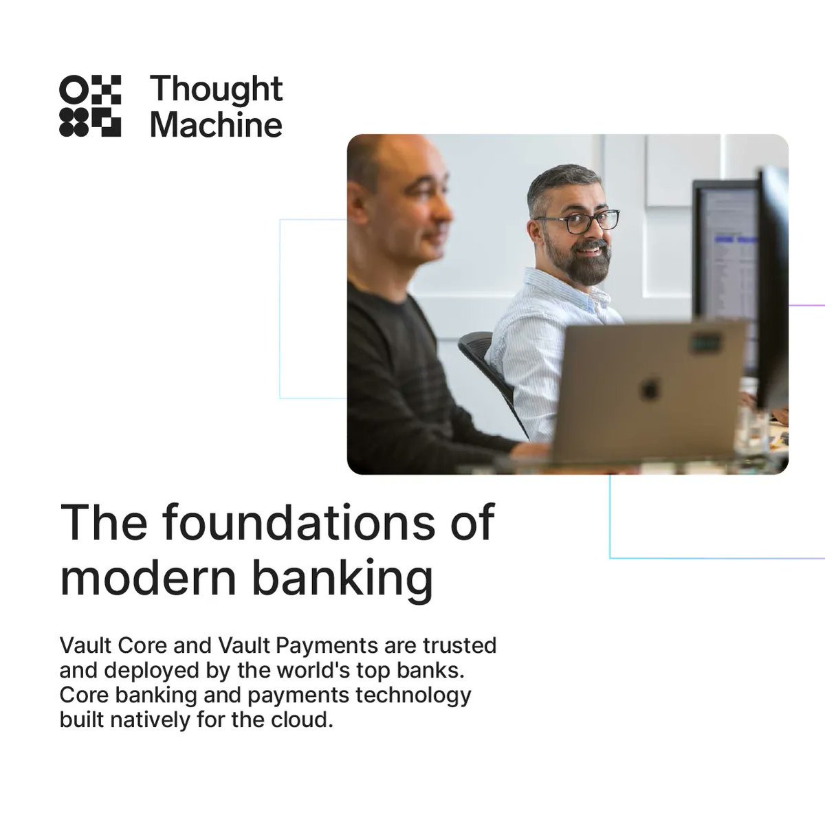 FintechSIN's tweet photo. Thought Machine's Vault Core can exactly replicate a bank's existing back book of products, as well as create entirely new ones, including current and savings #accounts, #loans, and #mortgages. Learn more: https://t.co/YS3izftBJY
#fintech #ThoughtMachine #corebanking #payments https://t.co/3TwyXYj1d4