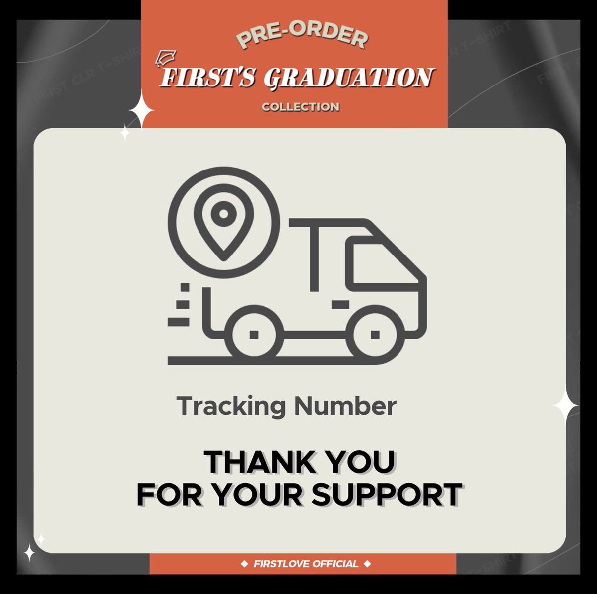 FirstLoveofc_'s tweet photo. ✧ ทางบ้านได้ทำการจัดส่ง
#FirstfhGraduation Collection 🎓 เรียบร้อยแล้วนะคะ สามารถตรวจสอบ Tracking Number จากลิงค์นี้ได้เลยค่ะ
🔗 https://t.co/n3dfYrA7bn
*หากไม่พบรายชื่อสามารถติดต่อ DM ทางบ้านมาได้เลยนะคะ 🙇🏻♀️🙏🏻
#First_Chalongrat #รักแรกของเฟริสท์ https://t.co/XBqbPceVUt