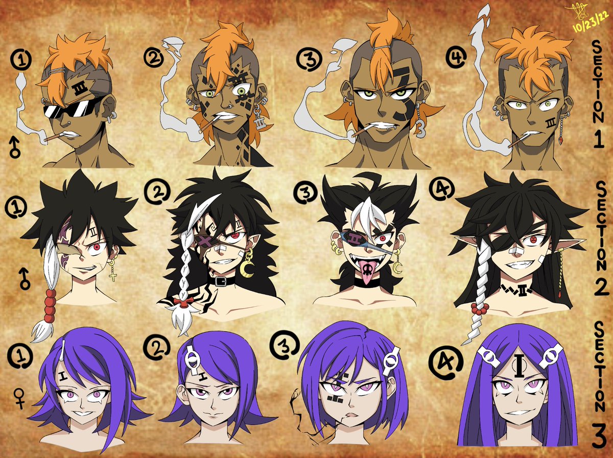 Henilpa61116976's tweet photo. The Jū Commandments Character’s Sheet/Development 
“Vote one on each section on character’s development 1,2, and 3.
#digitalart #digitalartwork #character #characterart #characterdesign #charactersheet #fantasy #10members #mage #magic #poweruser https://t.co/KPtb7LVPdc