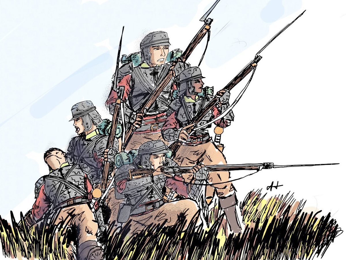 AndrewZ24597481's tweet photo. Aegian Line Infantry

From my upcoming book series.

Facebook:
https://t.co/Om9DWxxVJ9

Deviantart:
https://t.co/OUmYaorpqF

Tumblr
https://t.co/pHk5mt2NF8

Instagram
https://t.co/ZDFswtZg96
#lonewolfchronicles #gunpowderfantasy #steampunk #lineinfantry https://t.co/cjTHTbXo0k