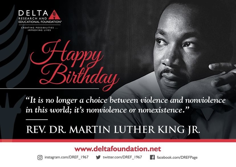 Today we celebrate the life and legacy of a King.  Make today a "day on, not a day off."  Lend a hand to help a neighbor, feed the homeless or participate in a local Day of Service activity.  Your act of kindness will make a difference.  Be the change! #MLKDay2023 #dref #dst1913