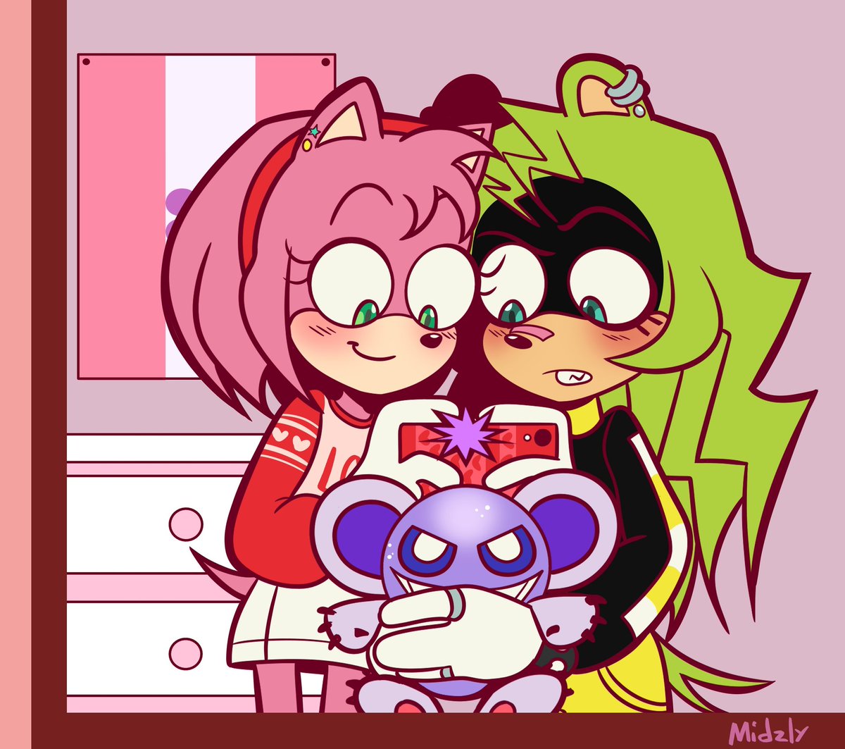 monxgross's tweet photo. They kiss
#SonicTheHedgehog #sonic #amyrose #surgethetenrec #surgamy https://t.co/m51Y4RLtsM