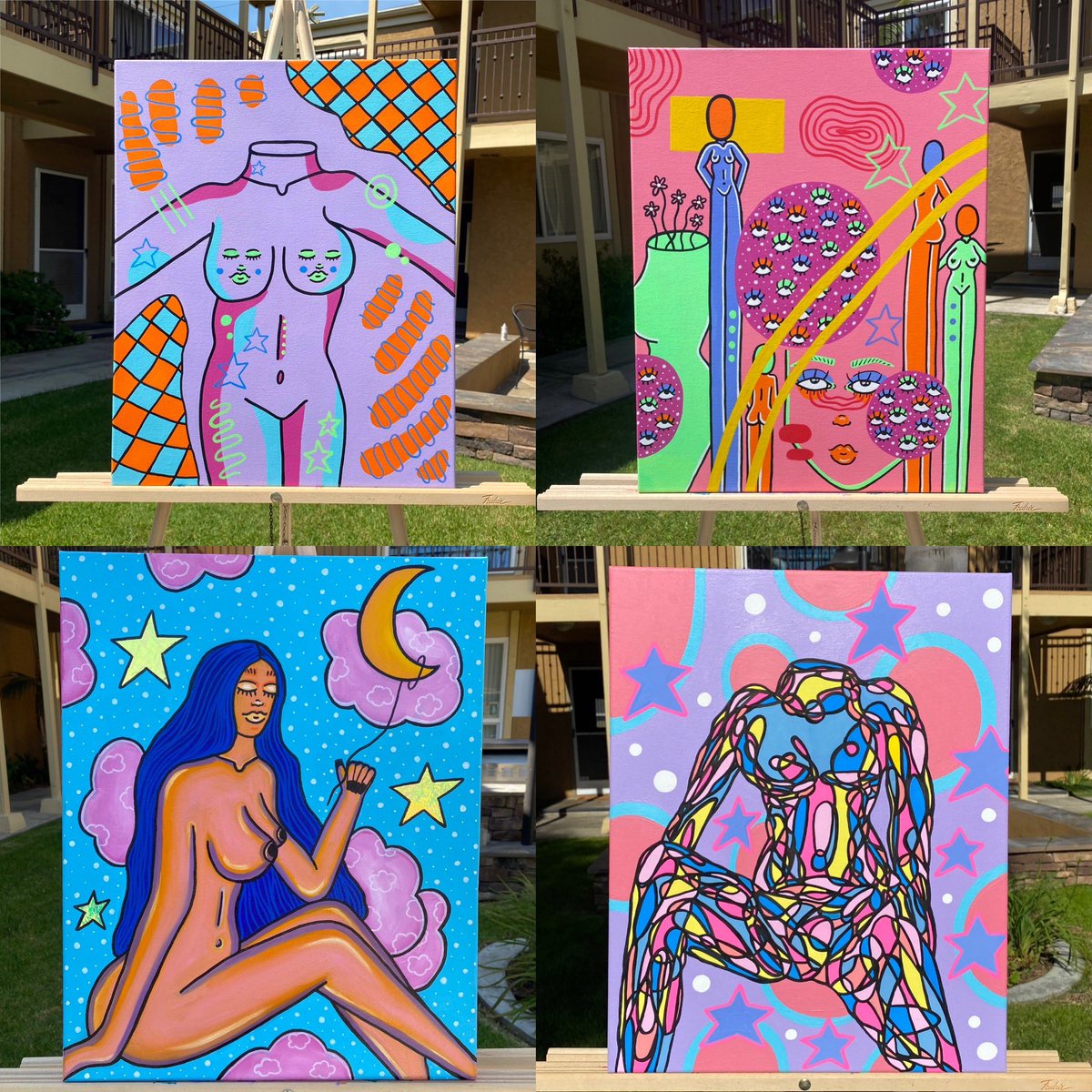 alilpickle's tweet photo. i would loveeee to sell a painting this month 🥹💗 if you see this please share. a potential buyer could be on your timeline https://t.co/HxsZyle9A1