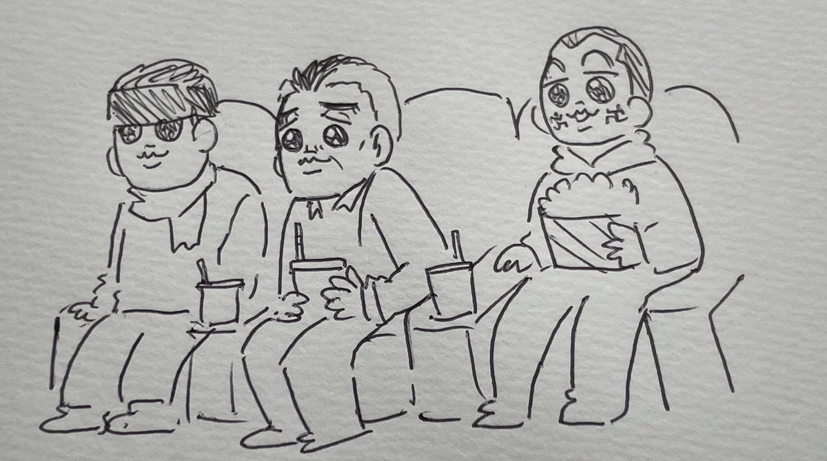 映画館のドリンクホルダー両方とも使われちゃったおぱんちゅかどくら 