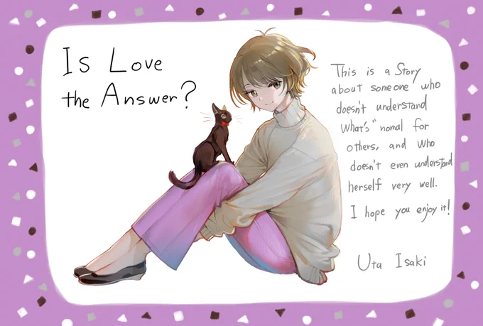 My asexual comic "Is Love the Answer?" will be released on January 17. You can read the first episode for free. Best regards!#manga  