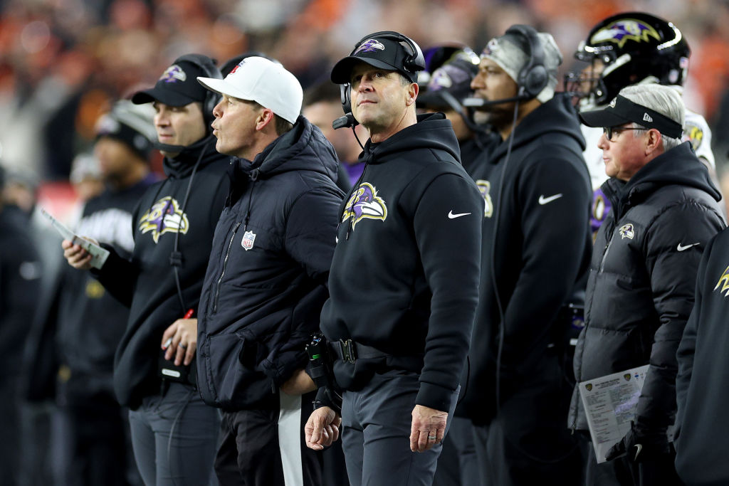 ESPNInsights's tweet photo. The Ravens are the 2nd team in the last 15 seasons to lose a playoff game where they ran for 150-plus yards and allowed fewer than 250 yards. The other was the 2020 Ravens against the Bills. https://t.co/C4GYoHux94