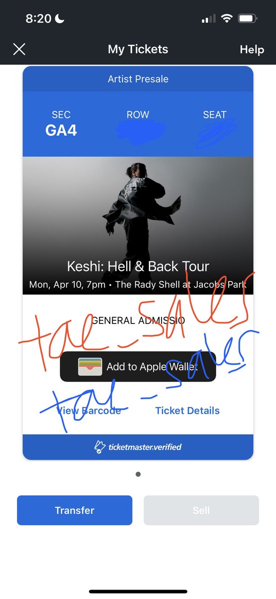 tae_sales's tweet photo. URGENTLY wts ONE (1) keshi san diego tour GA ticket for face value!
* Willing to negotiate pls dm if interested!
* i accept PP gns/ fnf, venmo, zelle
#keshi #hellandbacktour #wts #keshitickets #wtskeshi https://t.co/poyqgtcIQb