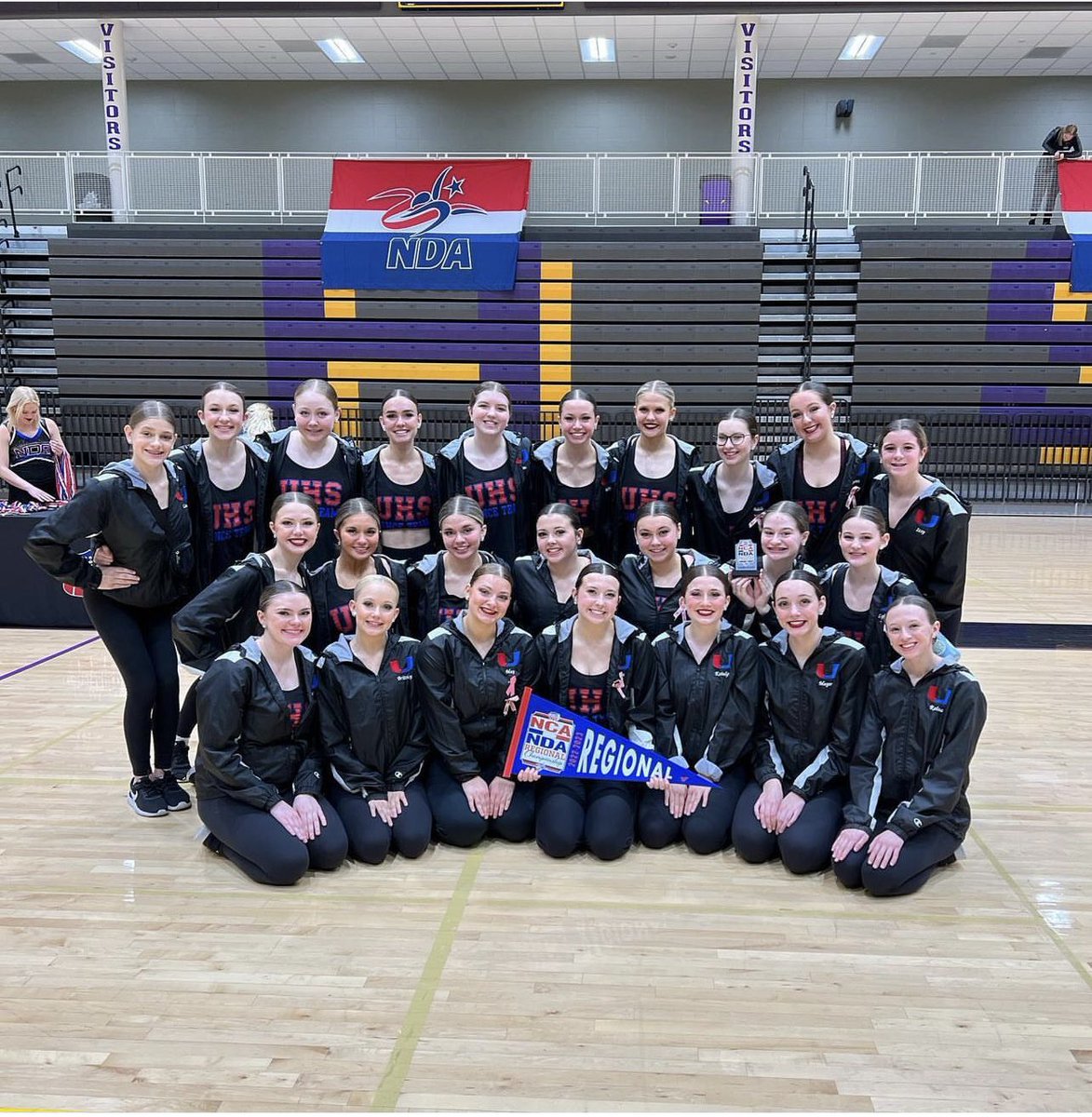 JHawk_Dance's tweet photo. Last regional competition of the season ☑️. We are so proud of how far this team has come. 💙♥️💙 Next up for Varsity: Nationals 😁🫶 https://t.co/E5n83nZJ3j
