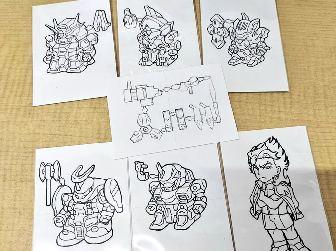 「武器セット」描きたくて、
水星ガチャ描いてるまである。 