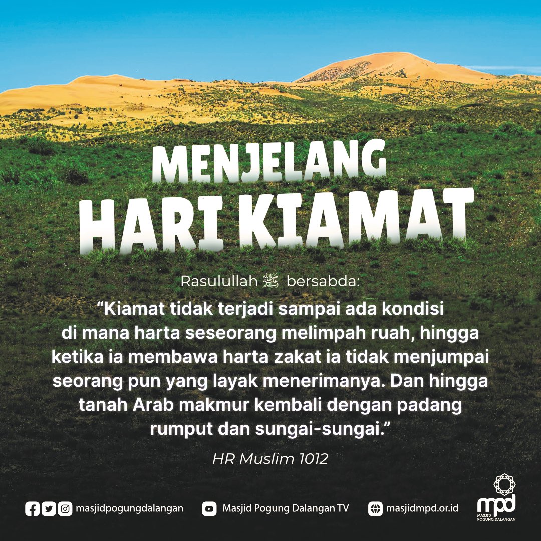 masjidmpd's tweet photo. Sudahkah kita mempersiapkan bekal untuk hari akhir dengan baik? https://t.co/MfVJ3kiaIq