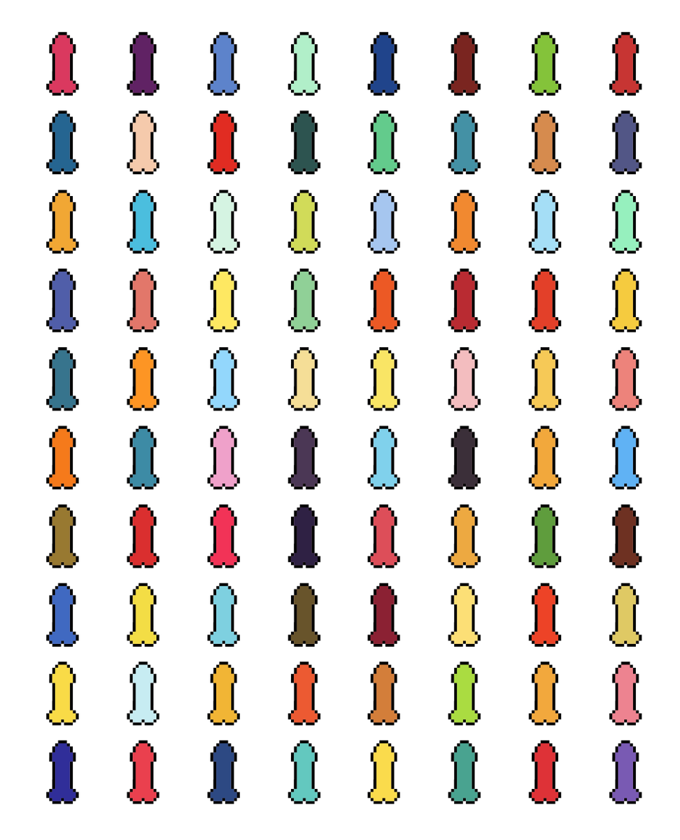 dildore's tweet image. Humans! You asked for it* and Dildore made it happen.

Presenting the best #ChecksVV derivative there has ever been or will ever be... Dicks.

app.manifold.xyz/c/dicks

Priced at 0.00064 ETH (currently $0.10) because "dick pics are a dime a dozen".

(*nobody actually asked for it)