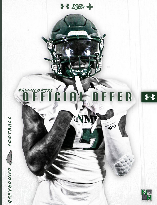 After a great conversation with <a href="/CoachKelleyLee/">Kelley Lee</a> I am blessed to receive an offer from ENMU🙌 All Glory to God <a href="/nmmibroncos/">NMMI Football</a> <a href="/CoachTaufaasau/">Kurt Taufa’asau</a> <a href="/CoachRRod70/">Robert Rodriguez</a> <a href="/JUCOFFrenzy/">JUCO Football Frenzy</a>