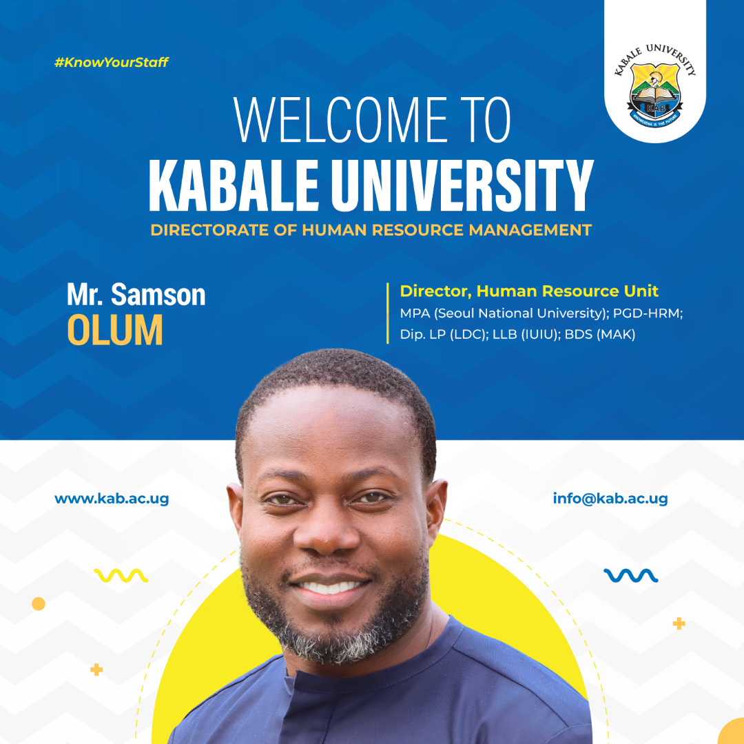 It is the staff that makes a great institution what it is! We take a look inside @kabuniversity's new staff boardroom this week. The new Director for Human Resources leads a robust Human Resource team.