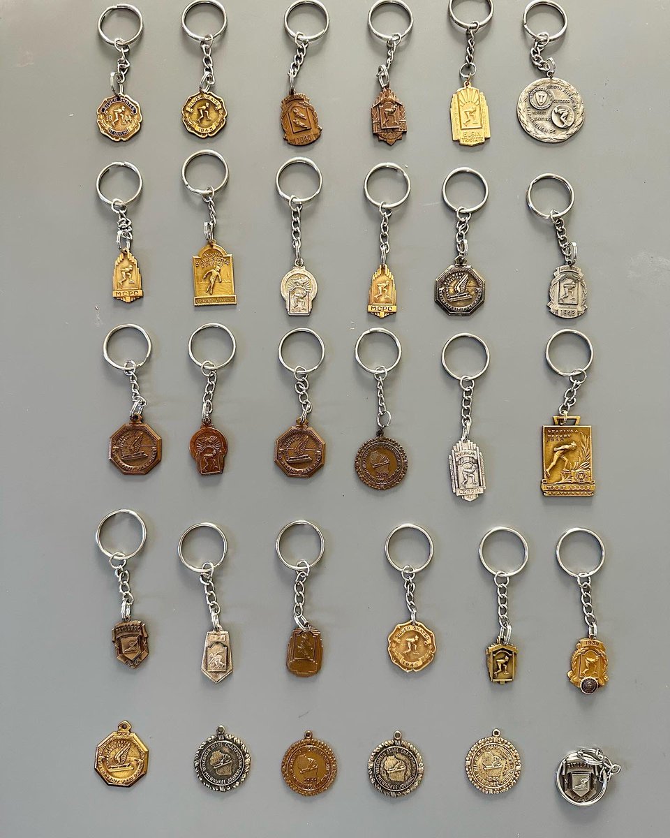 ClubElmbrook's tweet photo. Marching into 2023 with a collection of 80-year-old speedskating medals! The strong midwest speedskating legacy live inside these awards. @ClubElmbrook is grateful for being given the opportunity by the @pettitcenter to pass along the torch to the next generation of speedskaters. https://t.co/xtq1c6ZpPE