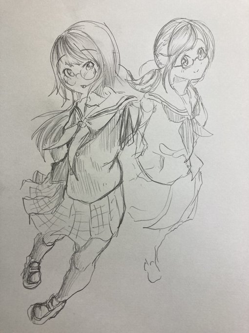 すみません、やることが多くて全然絵を描けてないので落書きでも置いときますね… 