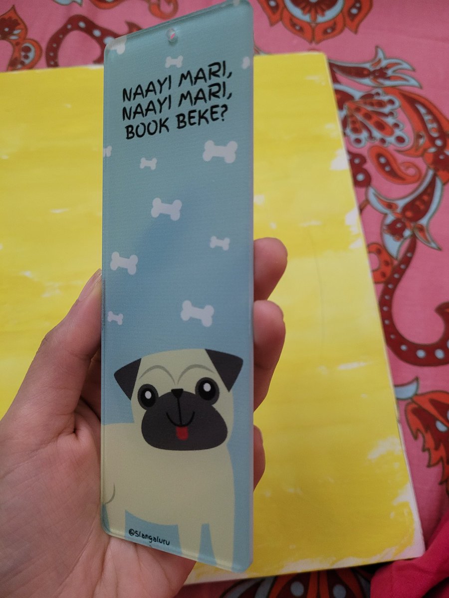 Isn't this acrylic bookmark the cutest? Send a mail to slangaluru@gmail.com if you want to place an order.