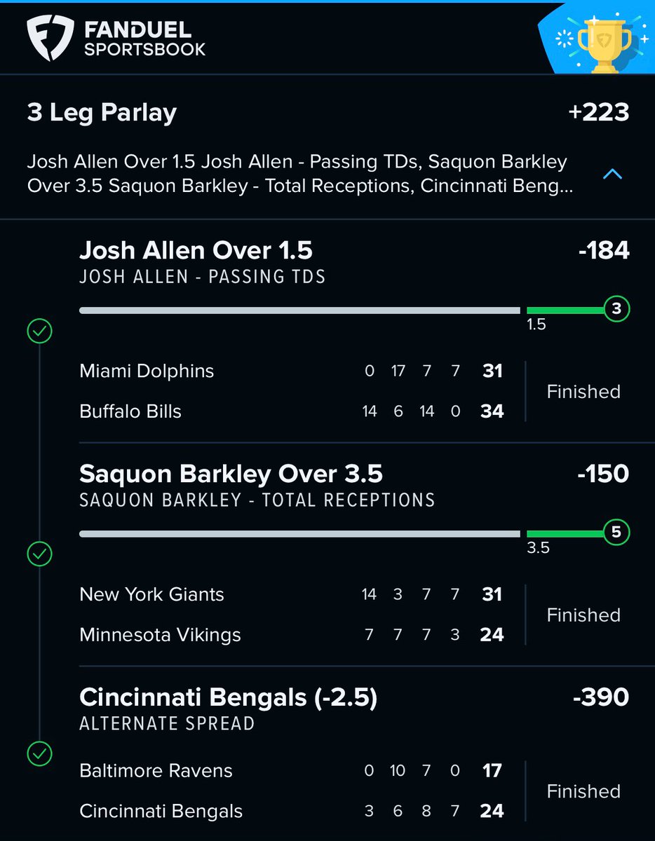 ant_potts's tweet image. Crazy games but worth the wait. Cash the Sunday Wild Card lay! 🧾✅💰