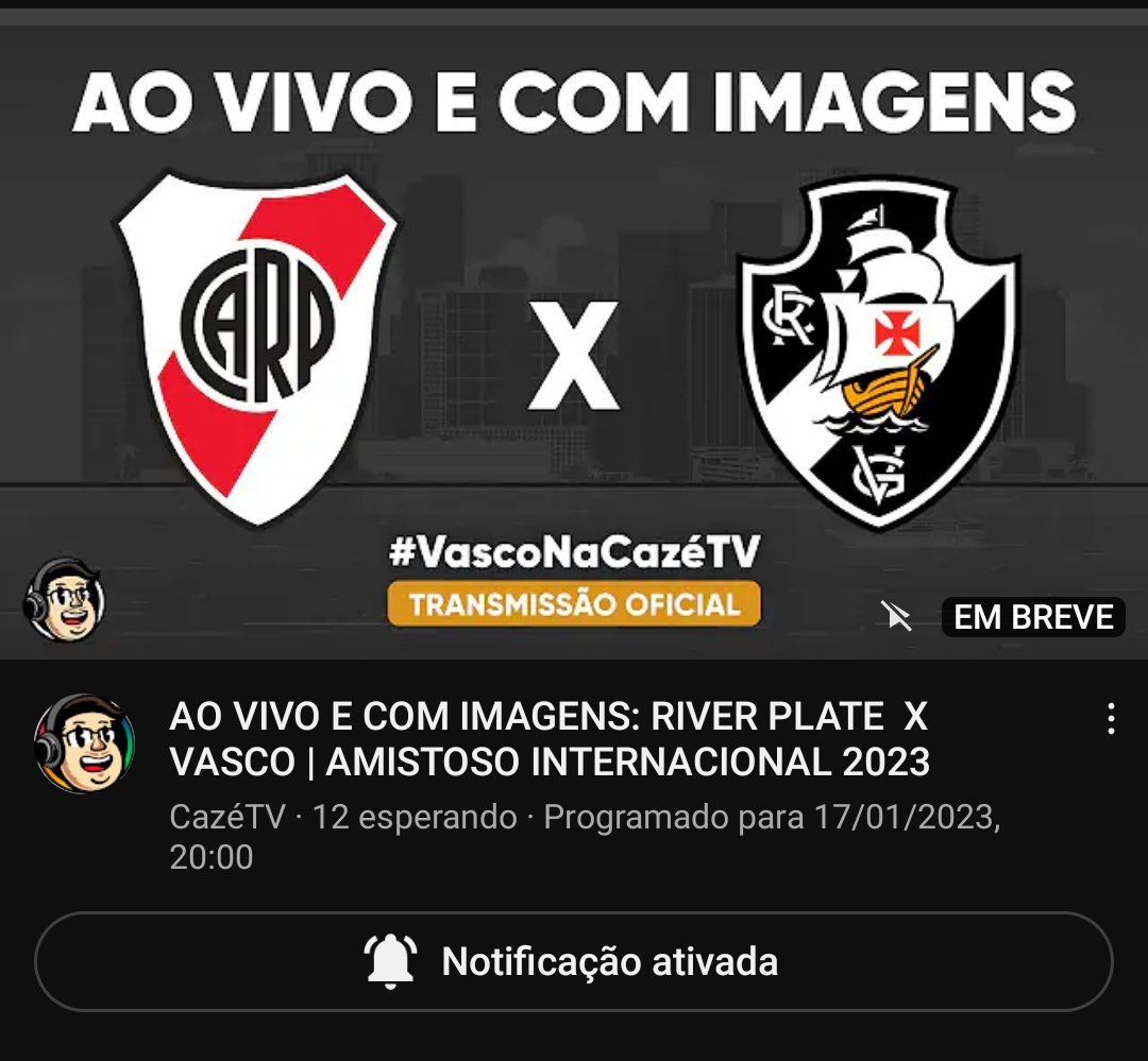 #VascoNaCazéTV