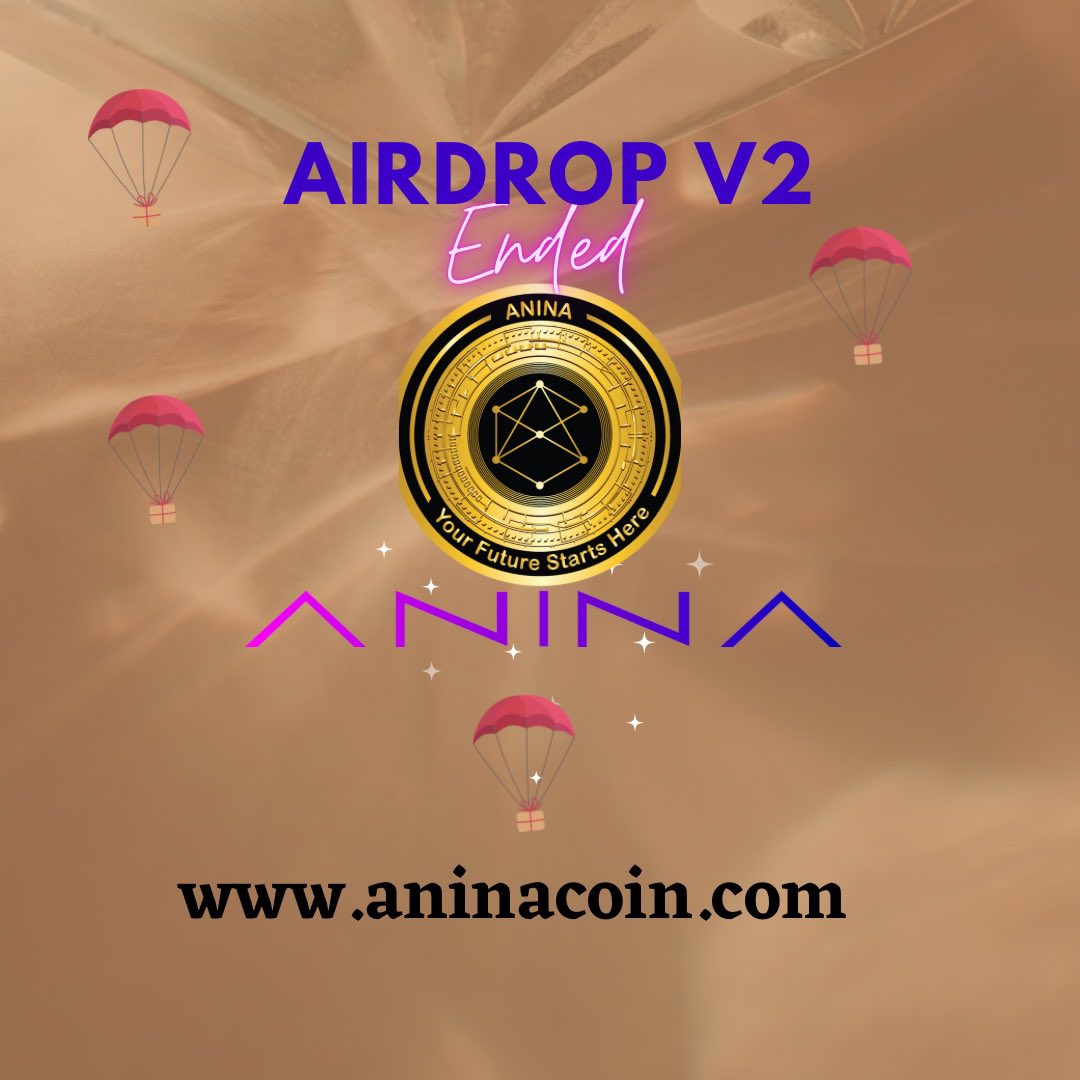 Make sure to claim your Airdrops today. Tomorrow is the DEX swapping. All unclaimed will be forfeited as all token will be drained to liquidity lock up. Even dev wallet will be drained. 👇👇👇

docs.google.com/forms/d/e/1FAI… #anacoin #anacoinfinance #aninacoin #anexc