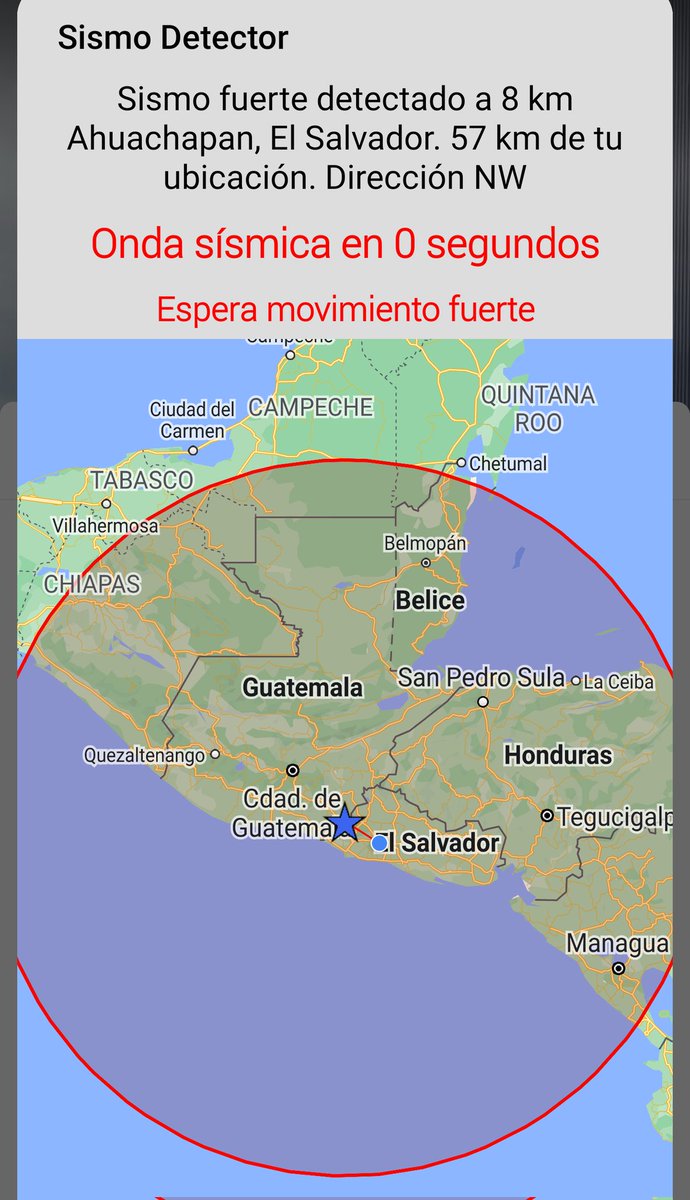 EnTodoSV's tweet photo. Recibimos reporte un nuevo Sismo en El Salvador!!! Alguien lo sintió?? #SismoSV https://t.co/YOCWiZhsF1