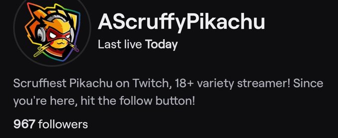 You should go follow this cute guy over on #Twitch If you do add a screenshot to this post or DM it for<a href="/tag/twitch"class="tags">#Twitch</a>
