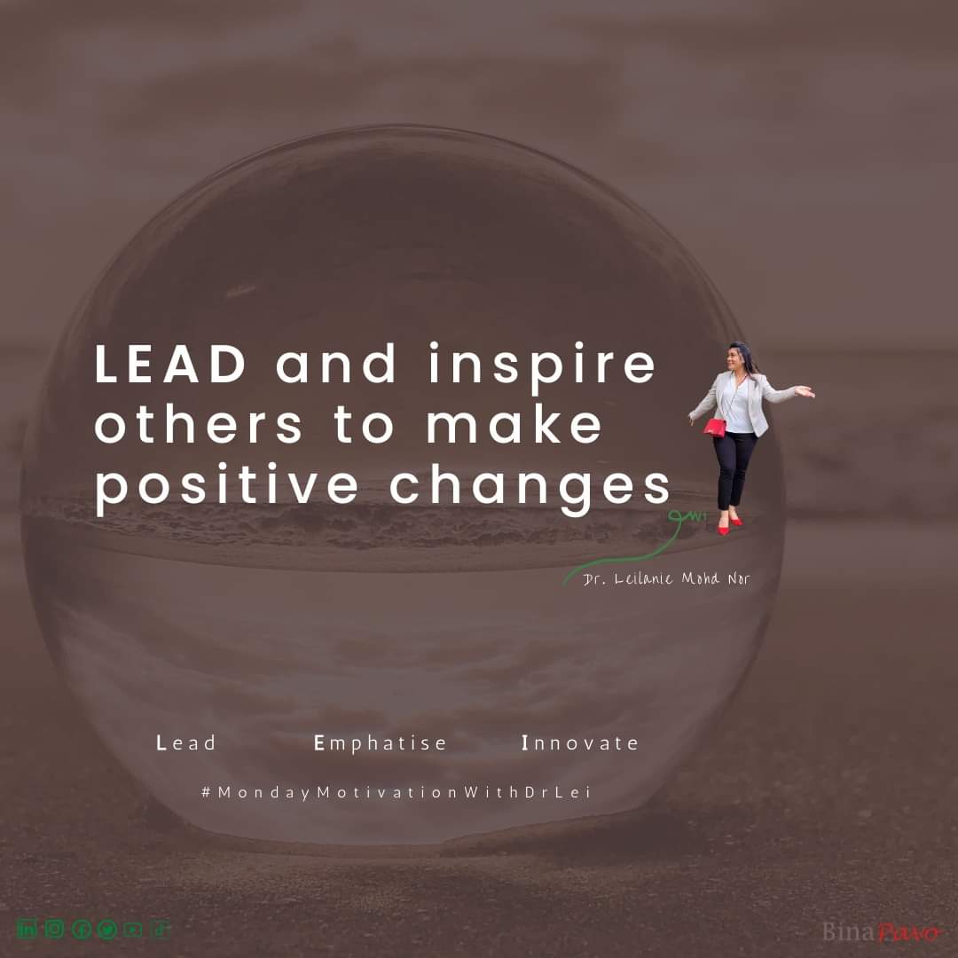 binapavo's tweet photo. W1 #Lead
 #MondayMotivationWithDrLei 

#Lead #Emphatise #Innovate #MakeYourMark #Hardwork #Wisdom #Will #Motivate #Encourage #NeverGiveUp #Passion #Success #NextGen #Leaders #DrLei #BinaPavo #EmotionalLeadership https://t.co/e1r7Hezye5