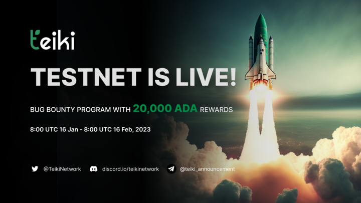 KreatePlatform's tweet photo. 🌱 The #Teiki Testnet is LIVE 🚀!
🏁 JOIN NOW: https://t.co/3vfhk6p9YA
📖 Guideline: https://t.co/dsQkt9hF2t
#CoGrow #Cardano #Testnet #CardanoCommunity https://t.co/LXlZW2HYOx