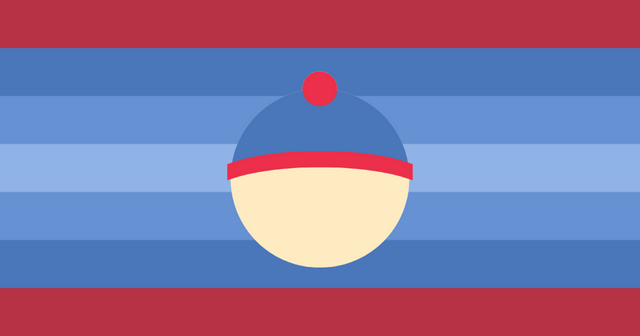 h4ppyflags's tweet photo. 💙!!
❥Stancharic !!
❥A Fictionkin flag related to Stan Marsh from South Park !!

♡ #flagtwt #fictionkin ♡ https://t.co/uz3amX8rul