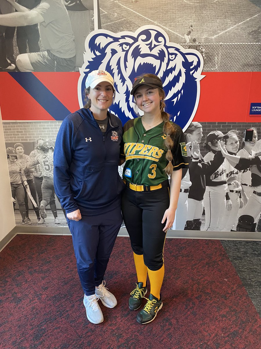 I had a great time today at the <a href="/BelmontSoftball/">Belmont Softball</a> pitching camp. Thank you <a href="/LauraMatthews12/">Laura Matthews</a>, <a href="/k_haynes9/">Kennedy Haynes</a> and <a href="/PleseShannon/">Shannon Plese</a>. I appreciate the feedback and tips. I enjoyed working with the players as well. @vipers16ugold