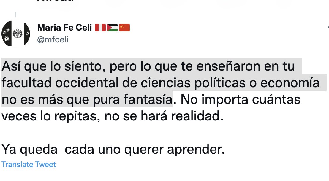 MariaPekin2's tweet photo. No importa cuántas veces lo repitas, no se hará realidad. La única verdad la traigo yo.

TÓCAME QUE SOY REALIDAD. 
#MariaPekin 🤡 https://t.co/gkk42jFtqa