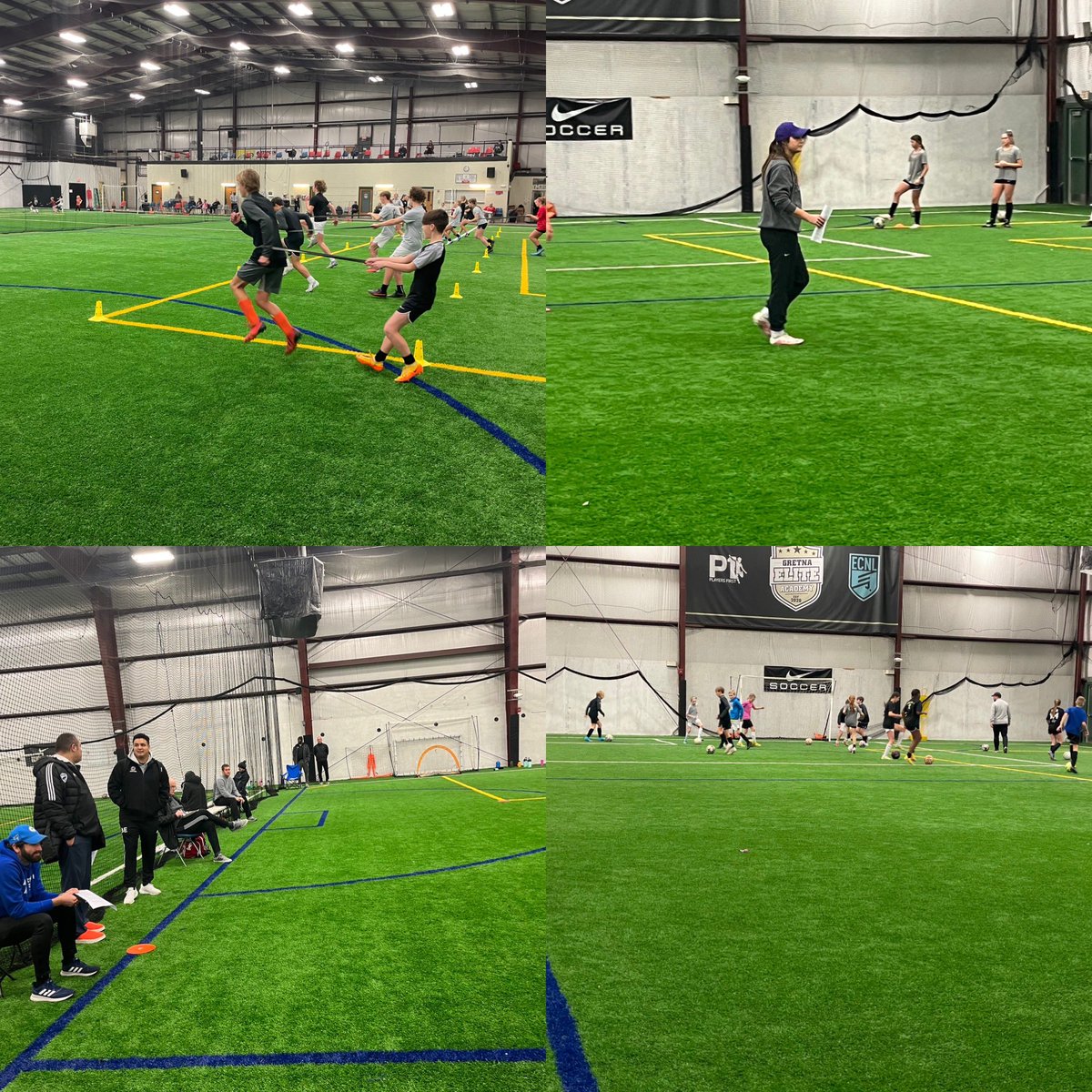 GretnaEliteAcad's tweet photo. Girls Winter College ID Camp 1 ✅
Elite Feet Week 2 ✅

A busy day at the Gretna Sports Complex 👀

Better environment = better players 

#BeElite #ProvenPathways #AlwaysBeMore https://t.co/6JmH6XLqFg