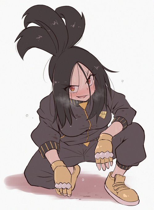 運動後のキハダ先生 