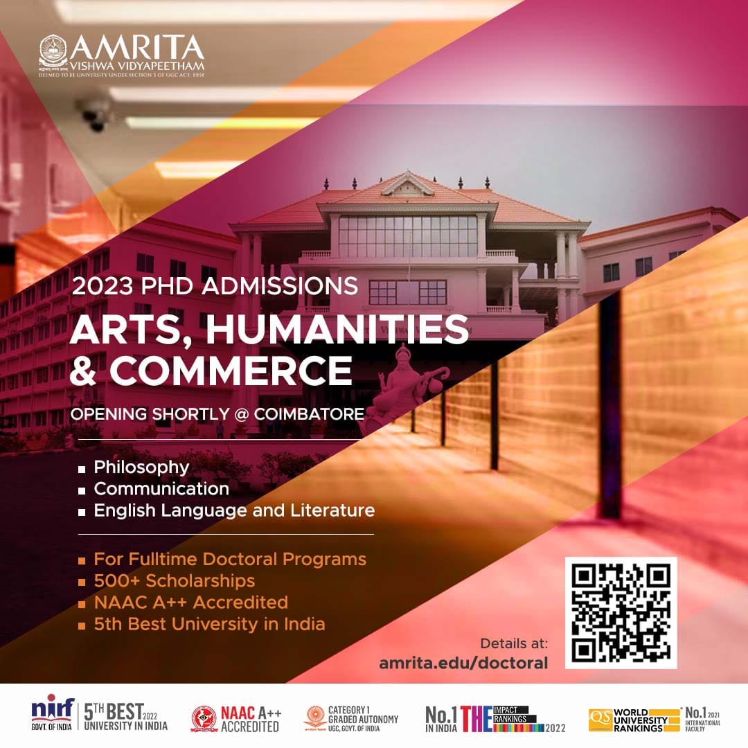 Amrita PhD Admissions (@Amrita_phd) / Posts / X