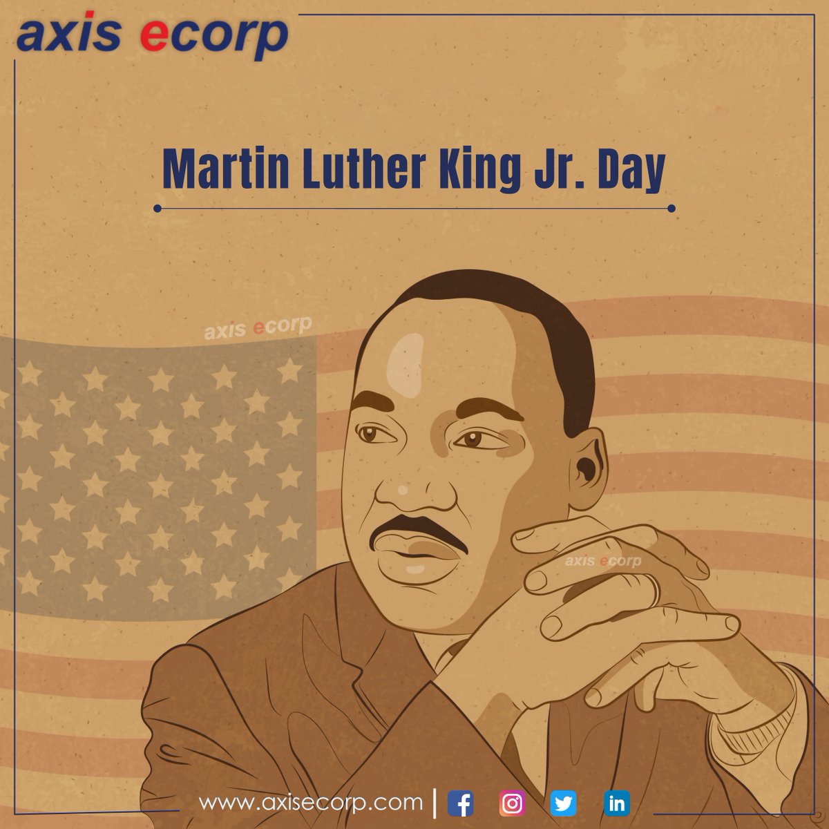 AxisEcorp's tweet photo. Today we remember and honor the life and work of Martin Luther King Jr., a true champion of civil rights and equality.

#MartinLutherKingJrDay #HappyBirthdayMartinLutherKing #martinlutherking #martinlutherkingday #martinlutherkingjr #MLKDay2023 #Realestatedevelopers #Villasingoa https://t.co/ZT2NYYH5Dc