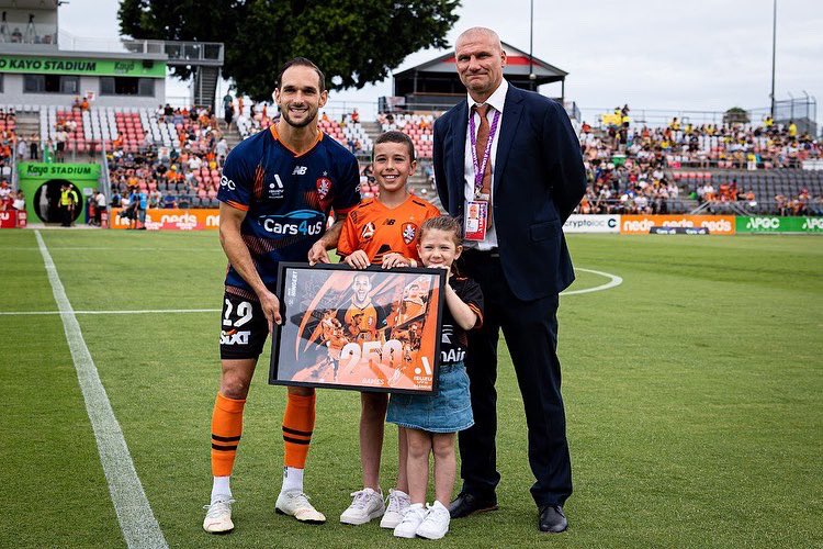 hingert19's tweet image. Disappointing result for us on the weekend but proud to play my 250th A-league game. A special milestone for me and never would’ve imagined this 14 years ago when I got my first professional contract at NQ Fury. Thanks to everyone who’s supported us along the way. 🦁⚽️👴🏼