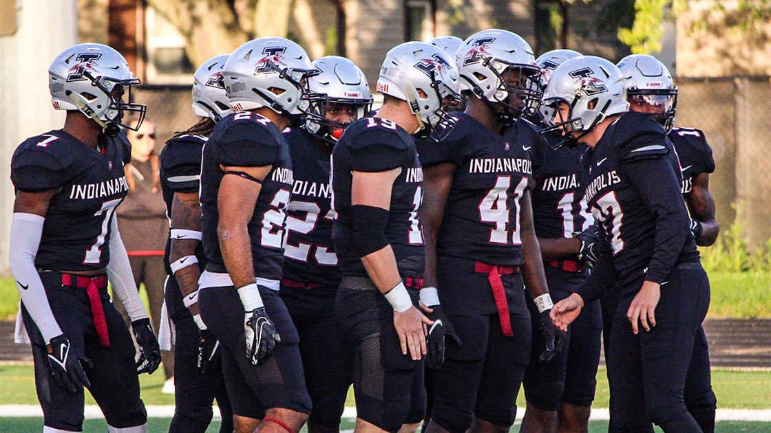 trentonallen678's tweet photo. After a great conversation with @FBCoachEngle I’m blessed to have received an offer to play football at the University of Indianapolis !!❤️🖤@KeeversChris @UIndyFB https://t.co/P4ScFsL9zk
