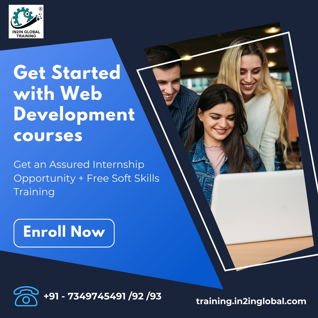 in2in_training's tweet photo. Visit here to know more: https://t.co/NqxGsy9LoQ
--
#fullstackwebdevelopment #webdevelopment #webdesign #css #html #java #microsoftcourse #webdesigncourses #webdevelopmentcourses #onlinecourses https://t.co/J9NSjdKHlZ