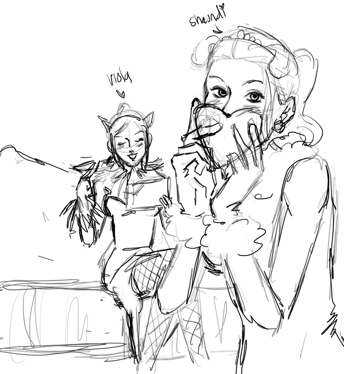 IILOVEBEAM's tweet photo. Shaundi and Viola together #SaintsRow https://t.co/URx1h5jw9e
