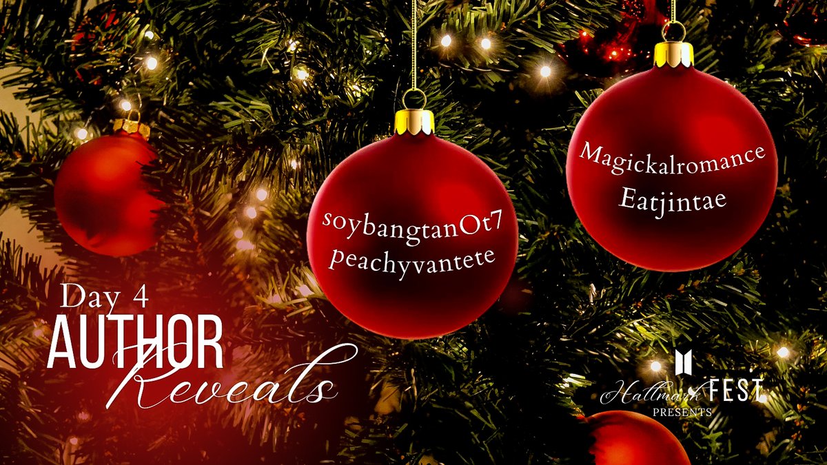 BtsHallmark's tweet photo. ✩‧₊*:・ Day 4 Author Reveals ･:*₊‧✩ https://t.co/X2jqJzl7Wc