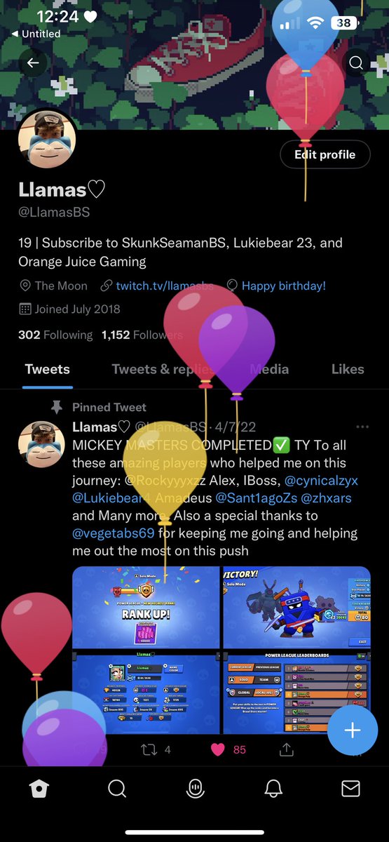 LlamasBS's tweet image. 20🥳