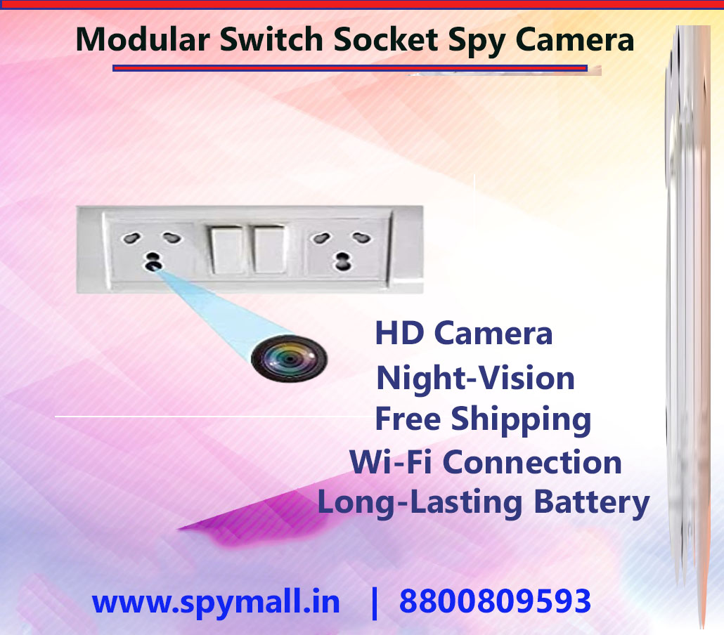 SpyMall1's tweet image. Get WiFi Wireless Indoor Multi-Function 𝐌𝐨𝐝𝐮𝐥𝐚𝐫 𝐒𝐰𝐢𝐭𝐜𝐡 𝐒𝐨𝐜𝐤𝐞𝐭 𝐒𝐩𝐲 𝐂𝐚𝐦𝐞𝐫𝐚 with Live feed (APP Remote View) with inbuilt 128GB Micro SD Card.
For any query:
Call us on 8800809593
or visit us at: spymall.in
#multiPlug #switchboard #spyMall