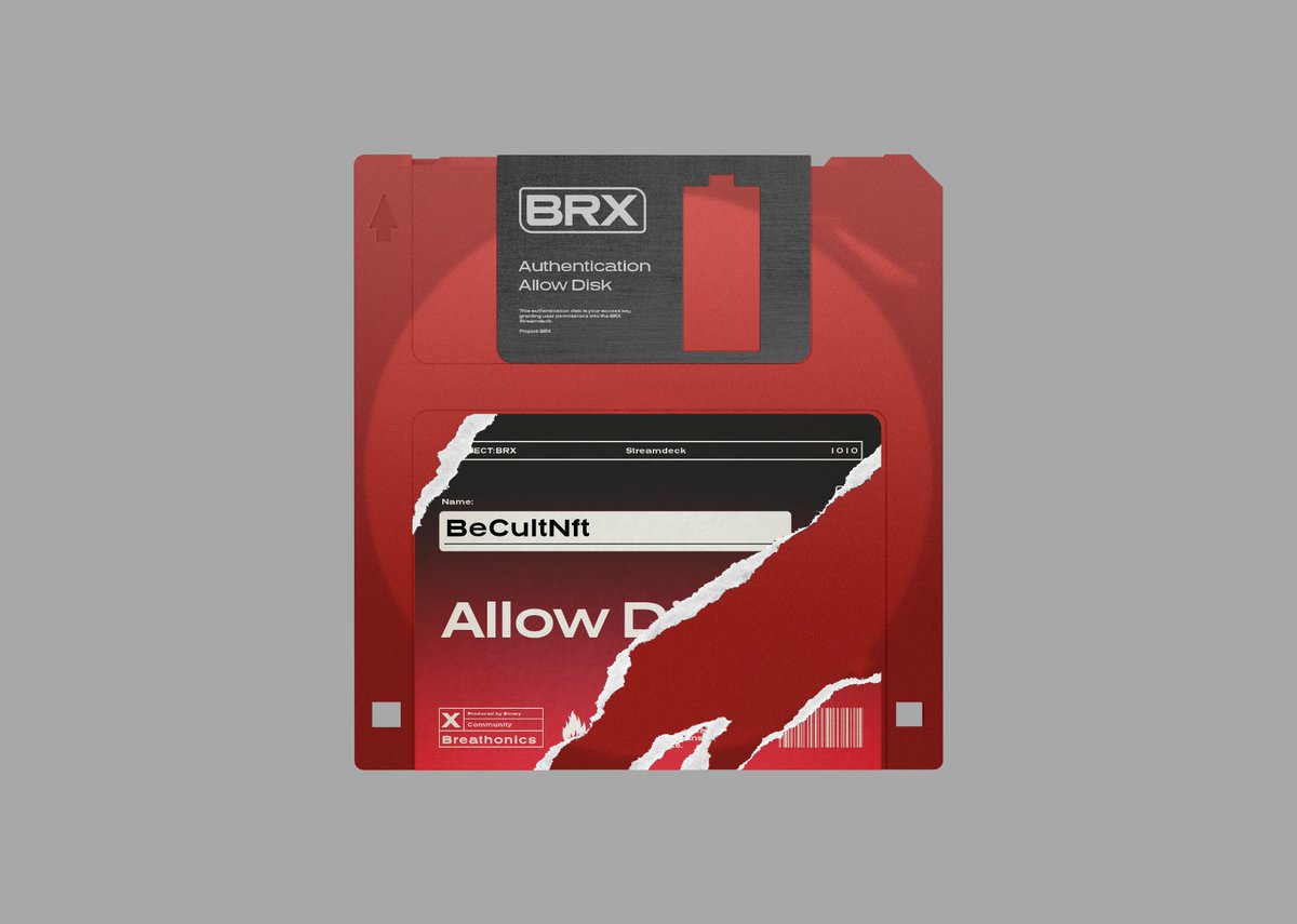 BeCultNft's tweet photo. Allow Disk printed!

Join me to help @binary1010_BRX and @breathonics save humanity from #zerocorp. https://t.co/ca8x2kDWs4