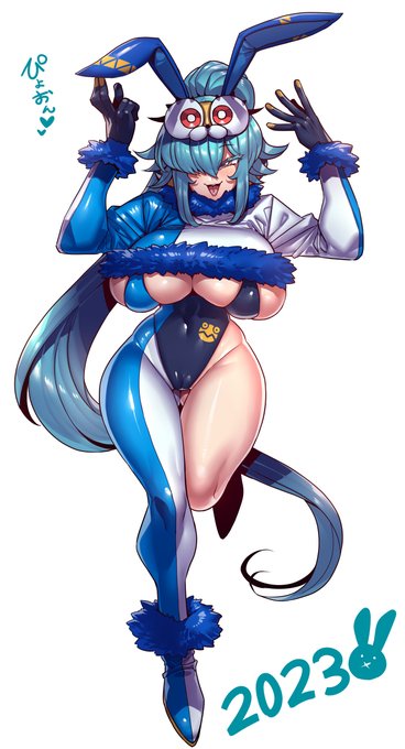 うさぎの 月わにさんじゃよ～♪
ピョン!! 